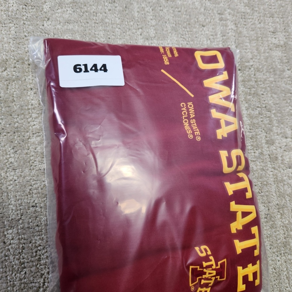 Iowa State Cyclones Shirt Men Large Player Issue Nike Long Sleeve Dri Fit - Picture 10 of 10